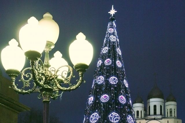 Новогодний декор в Калининграде начнут снимать 20 января