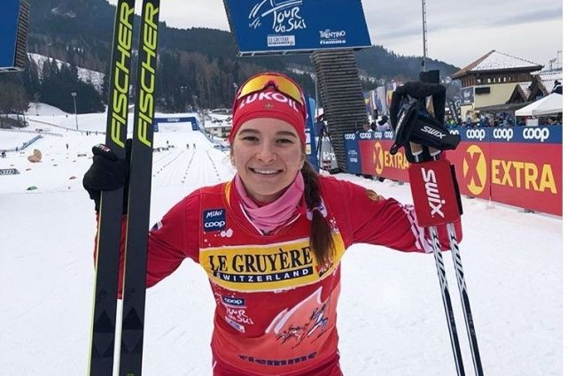 Лыжница Наталья Непряева заняла второе место в многодневной гонке «Тур де Ски».