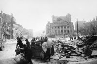Варшава после освобождения от немецкой оккупации.