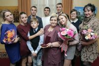 Семья Хромых - рекордсмены России по количеству детей.