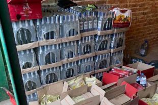 В Луцке подпольный цех массово штамповал поддельный алкоголь и табак