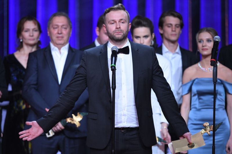 Режиссер Клим Шипенко, победивший в номинации «Лучший фильм» за фильм «Текст»