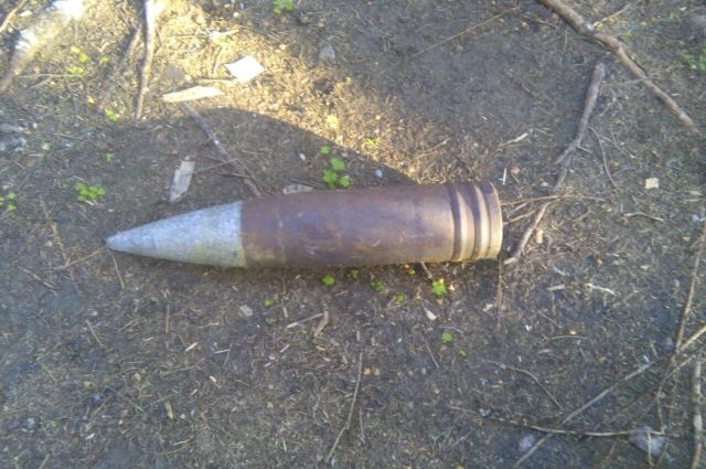 Крупнокалиберный снаряд найден в Военной гавани Балтийска