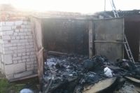 В Житомирской области произошел пожар в гаражном кооперативе
