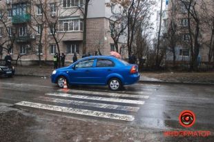 В Днепре водитель сбил ребенка, который шел в школу