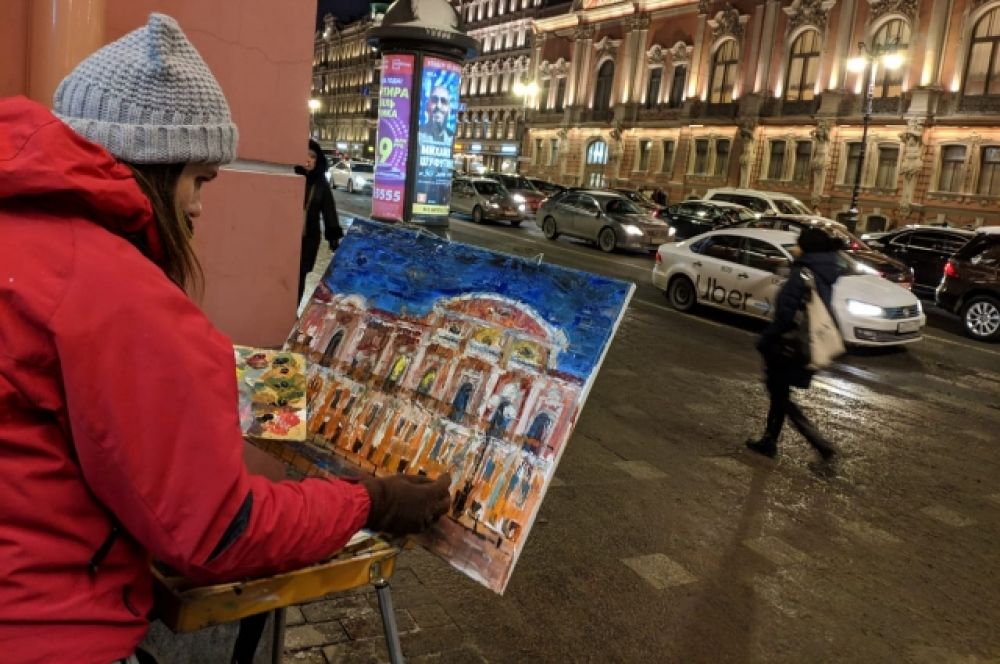 В Санкт-Петербурге состоялся необычный флешмоб.