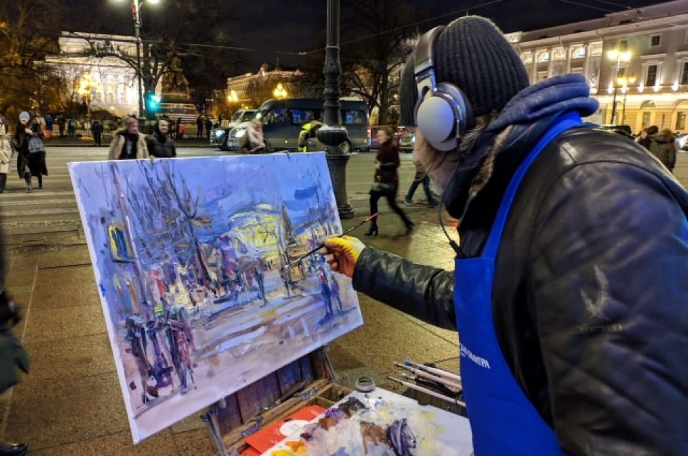 И рисовали на полотнах Невский проспект.