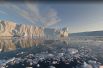 Фьорд Иллулисат, Гренландия. Город Иллулисат получил свое название не случайно — на гренландском оно означает «айсберги». Одна из главных достопримечательностей города — ледяной фьорд, образованный ледником Сермек Куджаллек. 