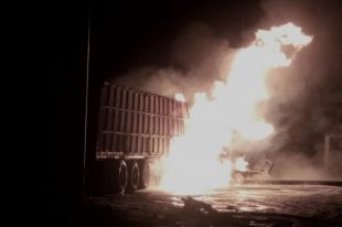 В Херсонской области произошел пожар на АЗС: детали происшествия