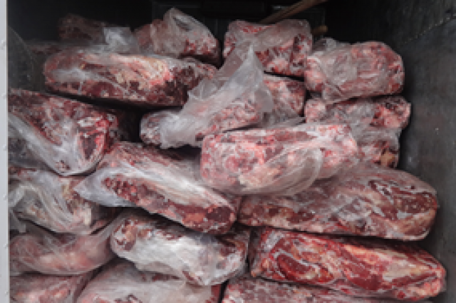В Оренбуржье уничтожено 6 тонн подозрительной говядины. 