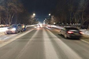 В Оренбурге женщину за вечер дважды сбили автомобили.