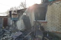 Под Харьковом бабушка вынесла из пылающего дома маленького внука