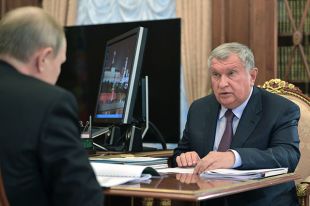 Игорь Сечин и Владимир Путин.