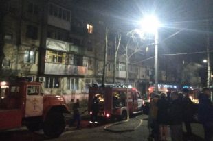 В Виннице произошел пожар в могоэтажном жилом доме: есть жертва