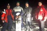 В Карпатах спасли заблудившихся сноубордистов