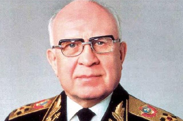 Главнокомандующий ВМФ СССР, дважды Герой Советского Союза Сергей Горшков.