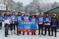 Саянцы - победители регионального турнира по хоккею с мячом в валенках среди команд работников администраций и депутатов дум.