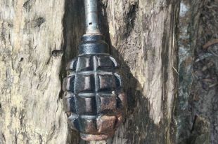 В Днепре на детской площадке задержали пьяного дворника с гранатой