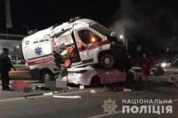 В Виннице машина скорой помощи попала в ДТП: пять человек травмированы
