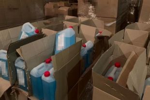 В Волынской области СБУ разоблачила реализацию контрафактных антисептиков