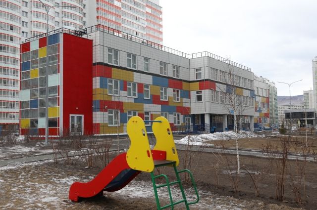 Детские сады на Пашенном построили за 10 месяцев.