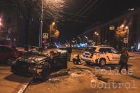 В Харькове произошло ДТП при участи автомобиля полиции: пять пострадавших