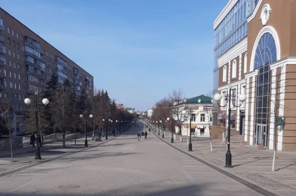 Главная пешеходная улица Пензы - Московская. 