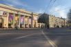 Центр Воронежа в районе кинотеатра Спартак пустует все выходные.