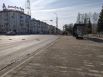Остановка возле Центральной площади в Ижевске пустует. 