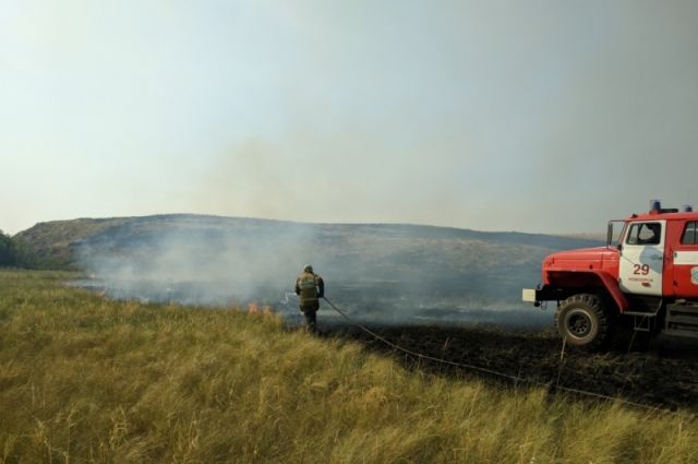 В Оренбуржье количество степных и лесных пожаров резко выросло.