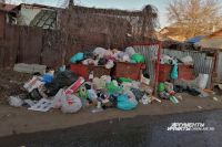 В Оренбурге жители жалуются на то, что мусор не вывозится неделями.
