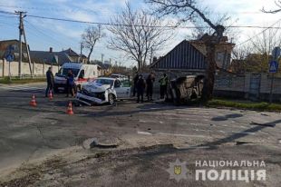 В Херсоне в ДТП с полицейским авто пострадало пять человек