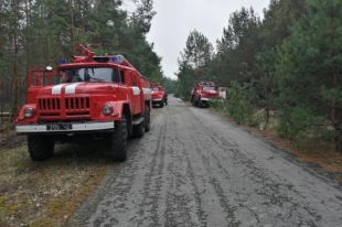 ГСЧС продолжает ликвидировать остатки возгорания в зоне ЧАЭС
