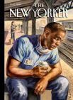 На обложке апрельского номера журнала New Yorker — иллюстрация художника Оуэна Смита «После смены» — о тех, у кого нет выбора, ходить или не ходить на работу, и о том, что она может быть очень утомительной.