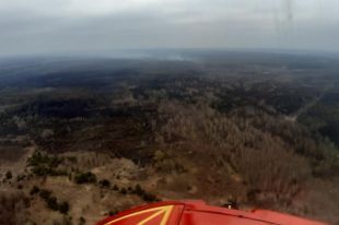 Из-за шквального ветра в зоне ЧАЭС появились новые очаги тления