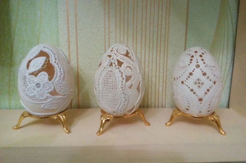 Как сделать декоративное пасхальное яйцо