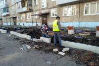 В Свердловском уже приступили к ремонту дворов.
