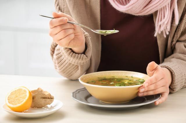 Особенности питания при простуде