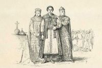 Царь Феодор Борисович Годунов. Рисунок В. П. Верещагина, 1896 г.