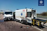 В Киевской области пьяный водитель скорой помощи устроил ДТП