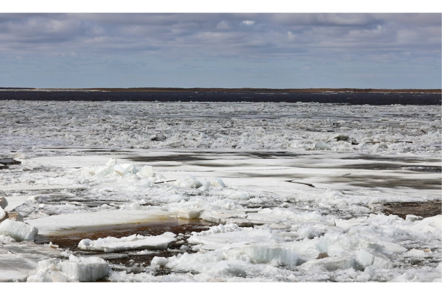 На реке в Надымском районе тронулся лед