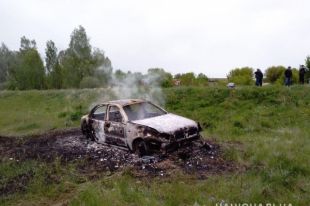 В Черниговской области машина вылетела в кювет и загорелась: водитель погиб