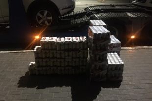 Во Львовской области иностранец за взятку пытался ввезти 750 банок пива