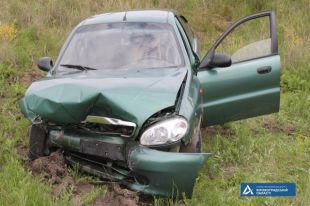 Под Кропивницким пьяный водитель врезался в бетонный блок