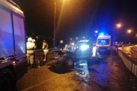 В Оренбурге в ночной аварии на ул. Терешковой пострадали два человека.