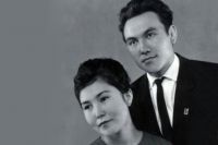Молодожёны Назарбаевы. Темиртау, 1962 год.
