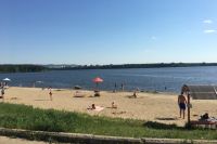 Пока это один пляж - на озере Семирадское в Емельяновском районе.