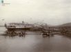 Вид пристани на Каме. 1910 год.