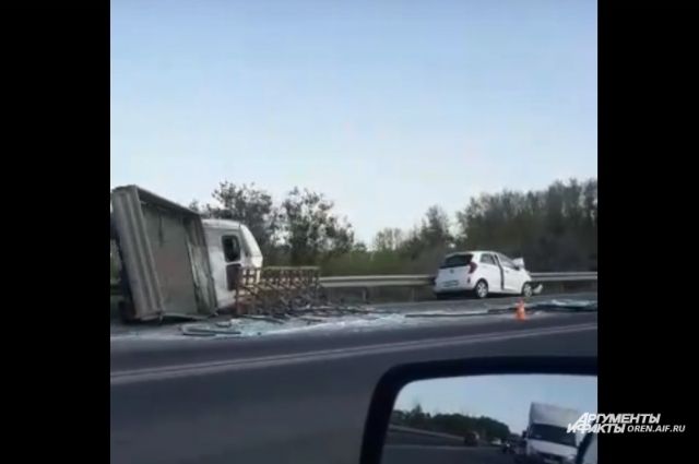 В ДТП на автодороге Обход Оренбурга пострадали несколько человек