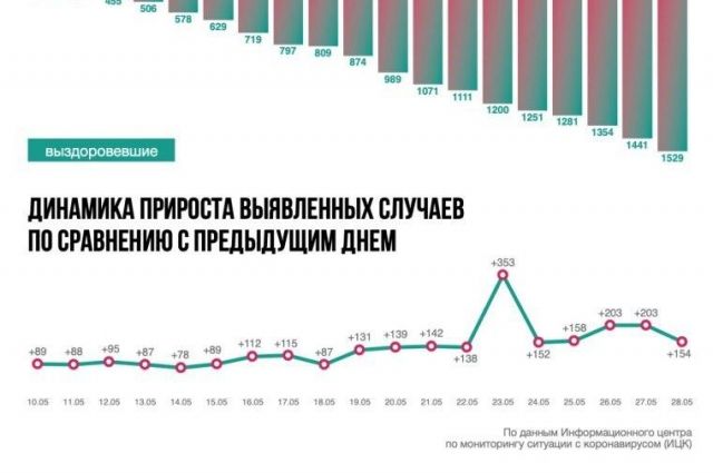 Ситуация с коронавирусом в Ростовской области на 28 мая. Инфографика